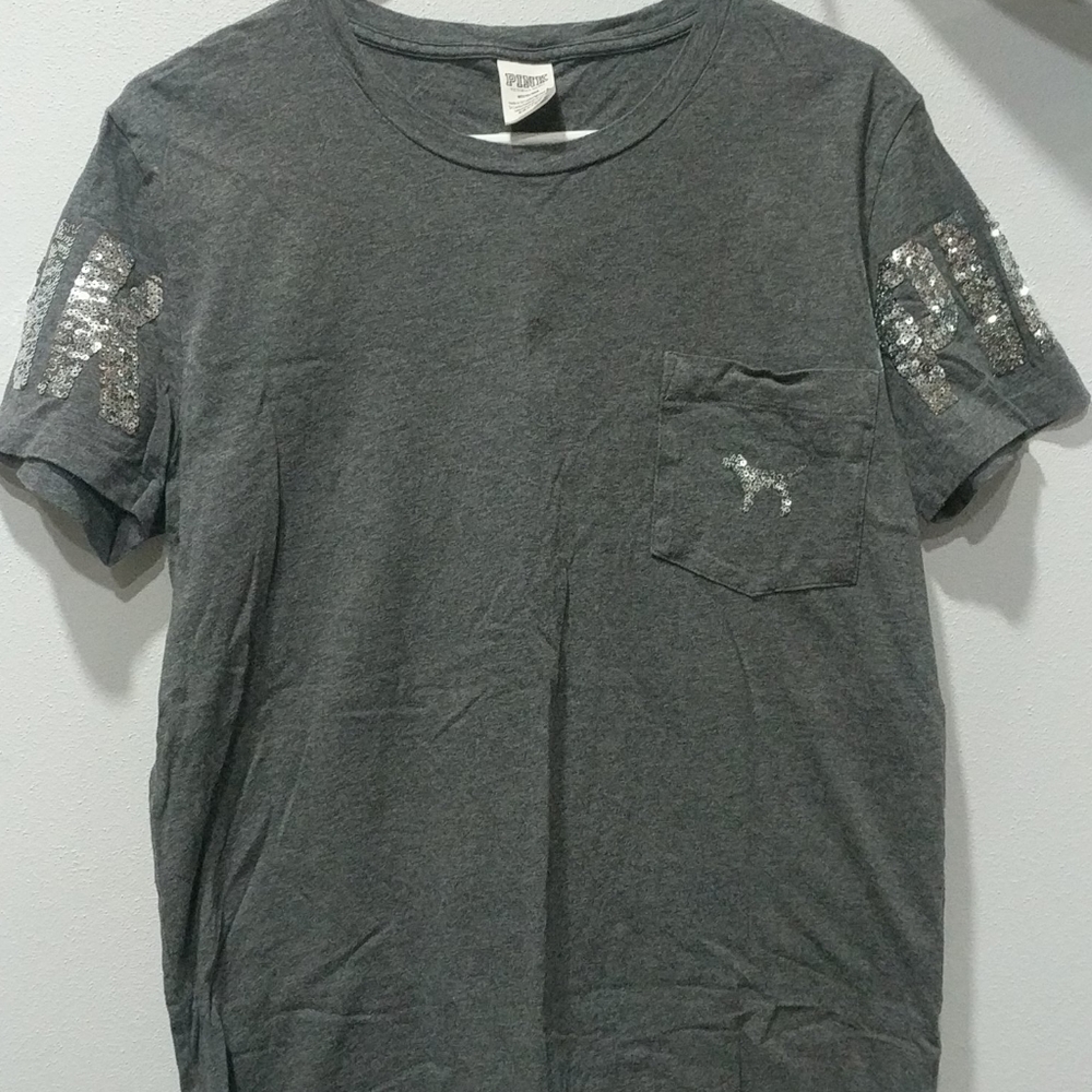 Pink bling T-shirt